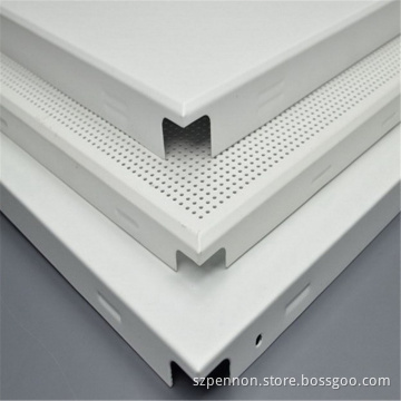 Metal Ceiling System Aluminum Square Clip-in Ceiling Tile